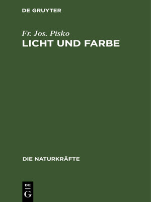 cover image of Licht und Farbe